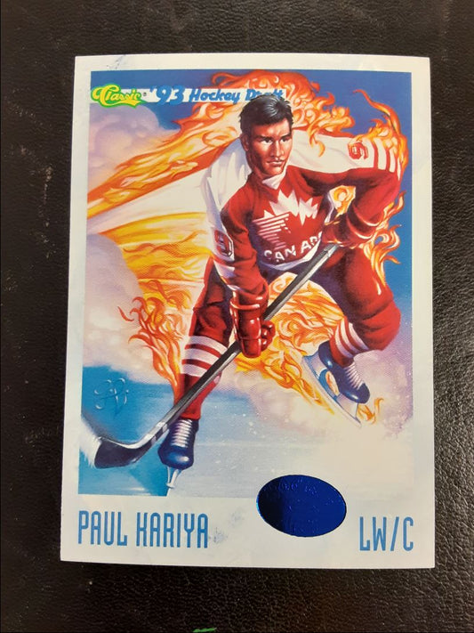 1998 Classic '93 Hockey Draft Paul Kariya