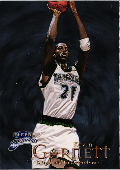 1998 Fleer Brilliants Kevin Garnett