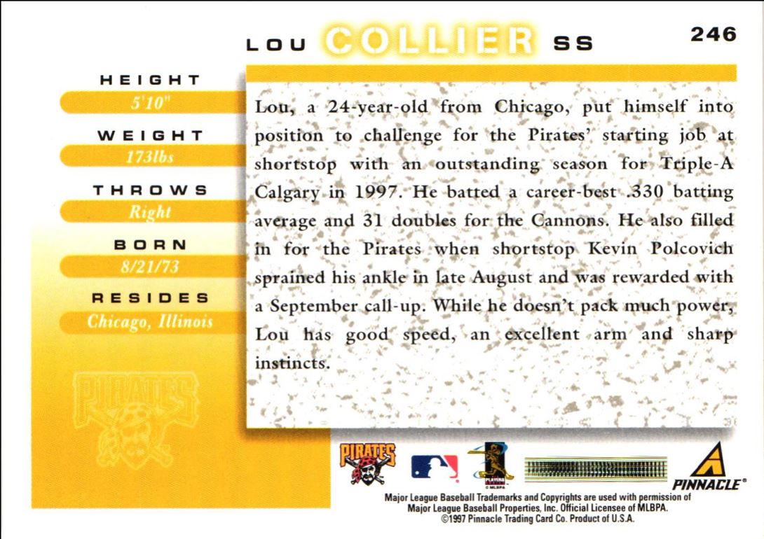 1998 Score Lou Collier