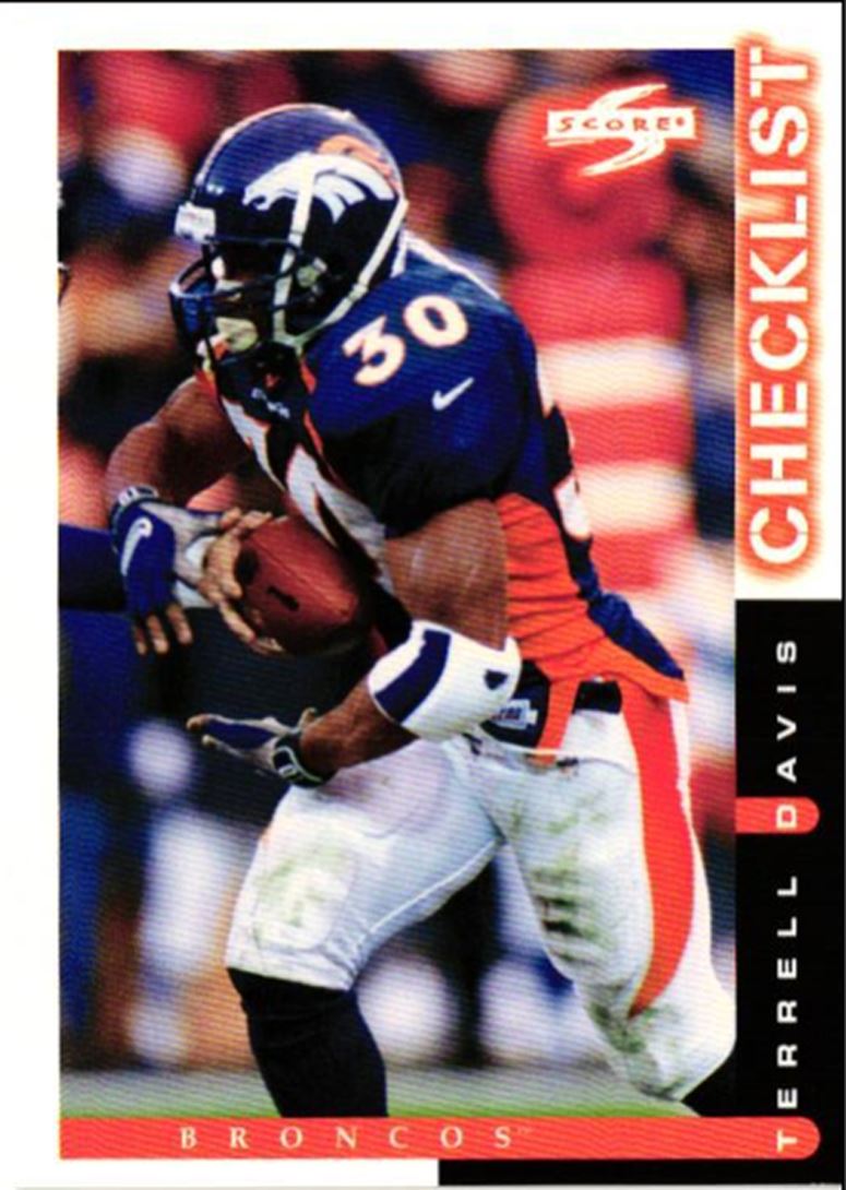 1998 Score Terrell Davis