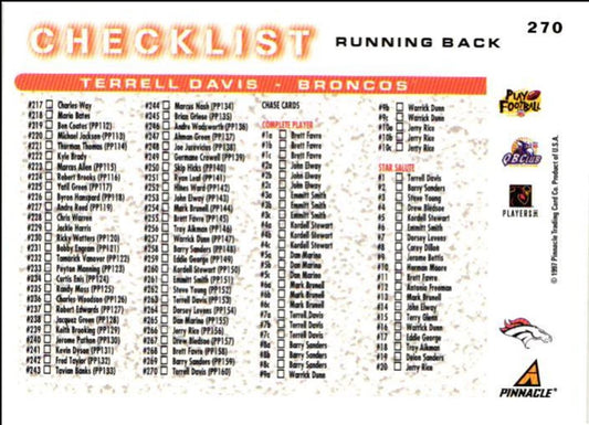 1998 Score Terrell Davis