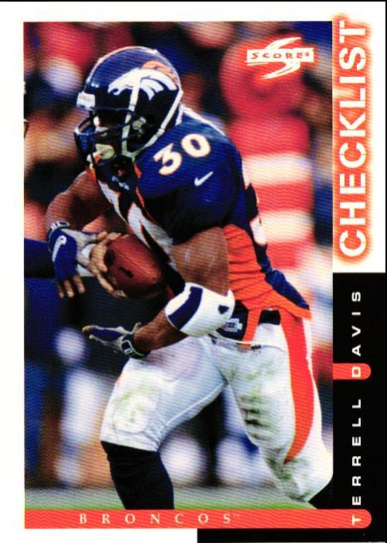 1998 Score Terrell Davis