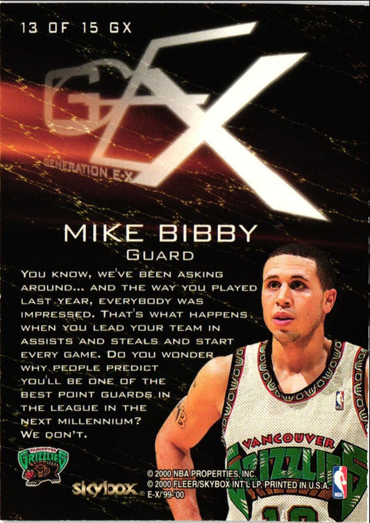 1999 E-X Generation Mike Bibby