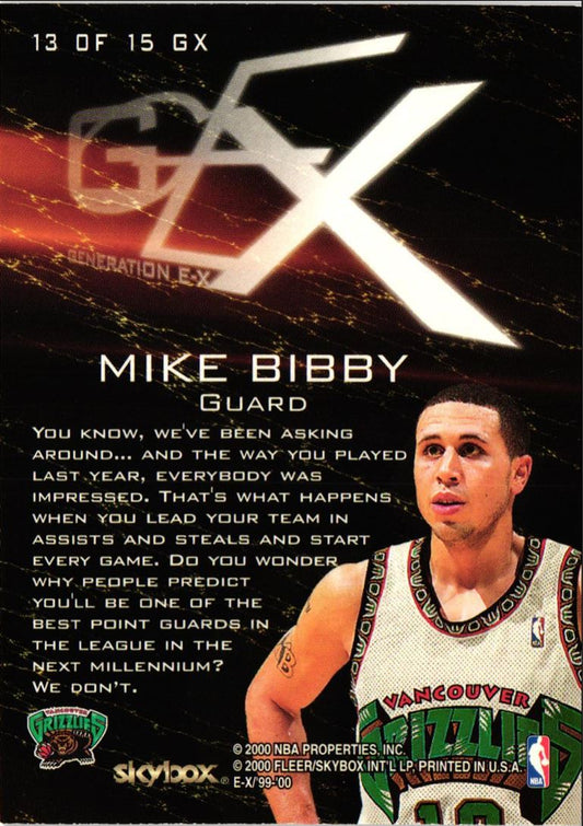 1999 E-X Generation Mike Bibby