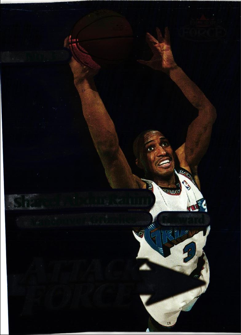 1999 Fleer Force Attack Force Shareef Abdur-Rahim