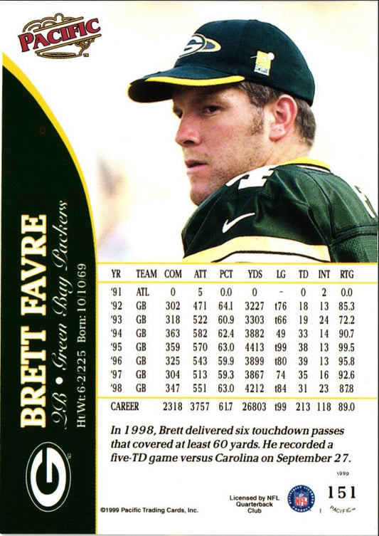 1999 Pacific Brett Favre