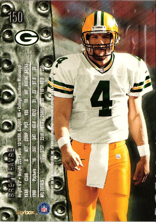 1999 Skybox Metal Universe Brett Favre