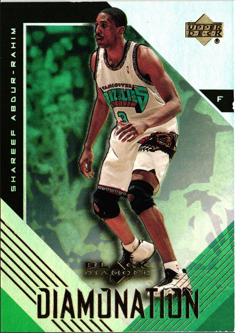 1999 Upper Deck Black Diamond Diamonation Shareef Abdur-Rahim