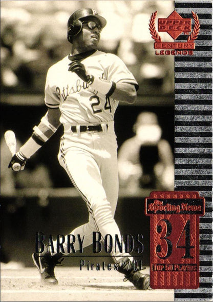 1999 Upper Deck Century Legends Barry Bonds