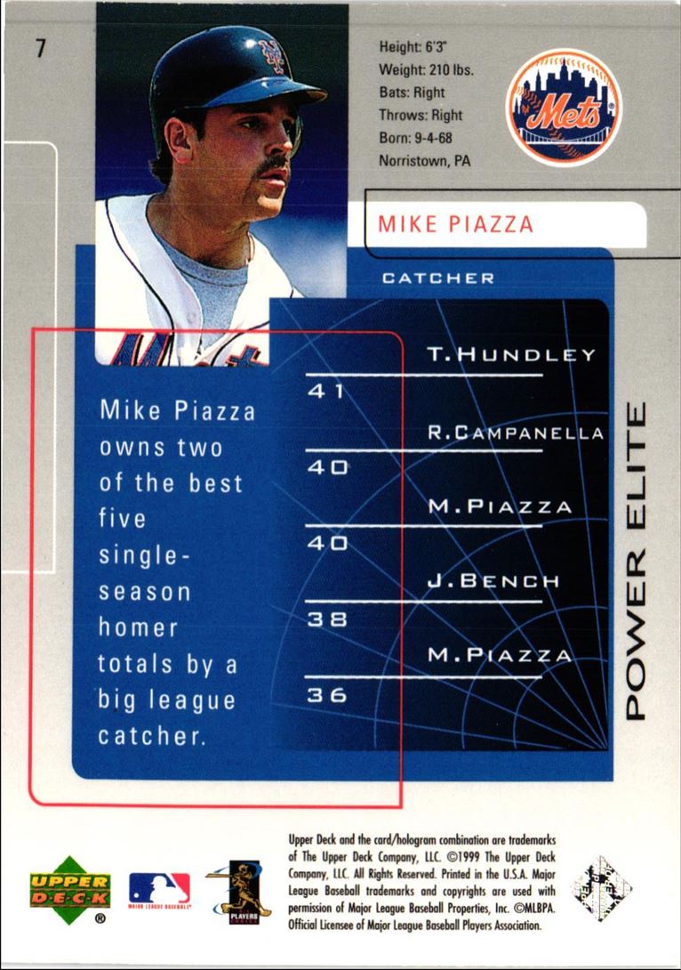 1999 Upper Deck Challengers for 70 Mike Piazza