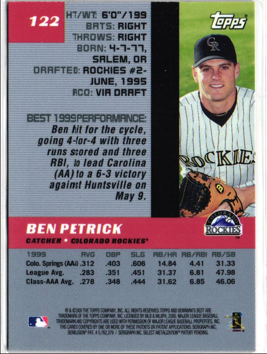 2000 Bowman's Best Ben Petrick