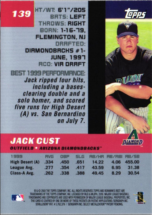 2000 Bowman's Best Jack Cust