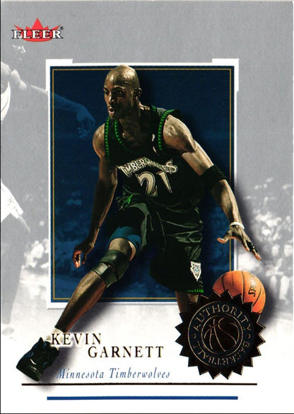 2000 Fleer Authority Kevin Garnett