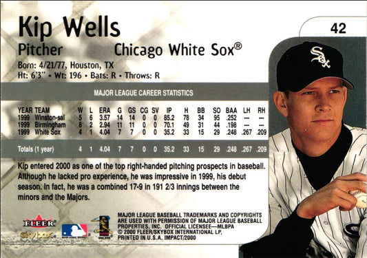 2000 Fleer Impact Kip Wells