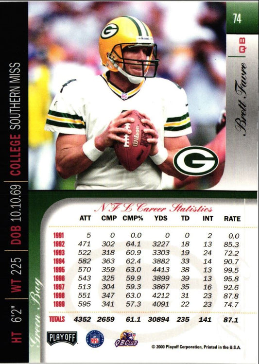 2000 Playoff Prestige Brett Favre