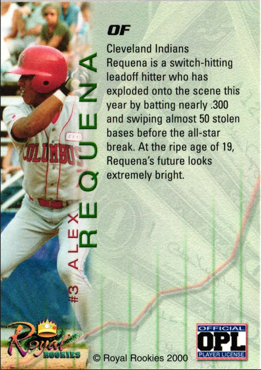 2000 Royal Rookies Futures Alex Requena