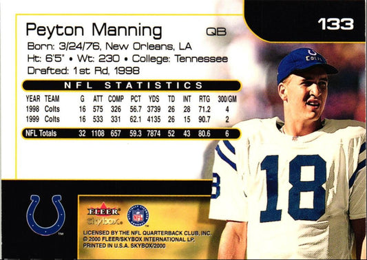 2000 SkyBox Peyton Manning