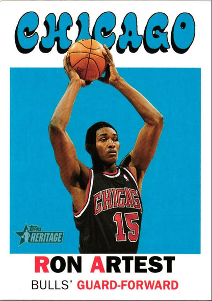 2000 Topps Heritage Ron Artest