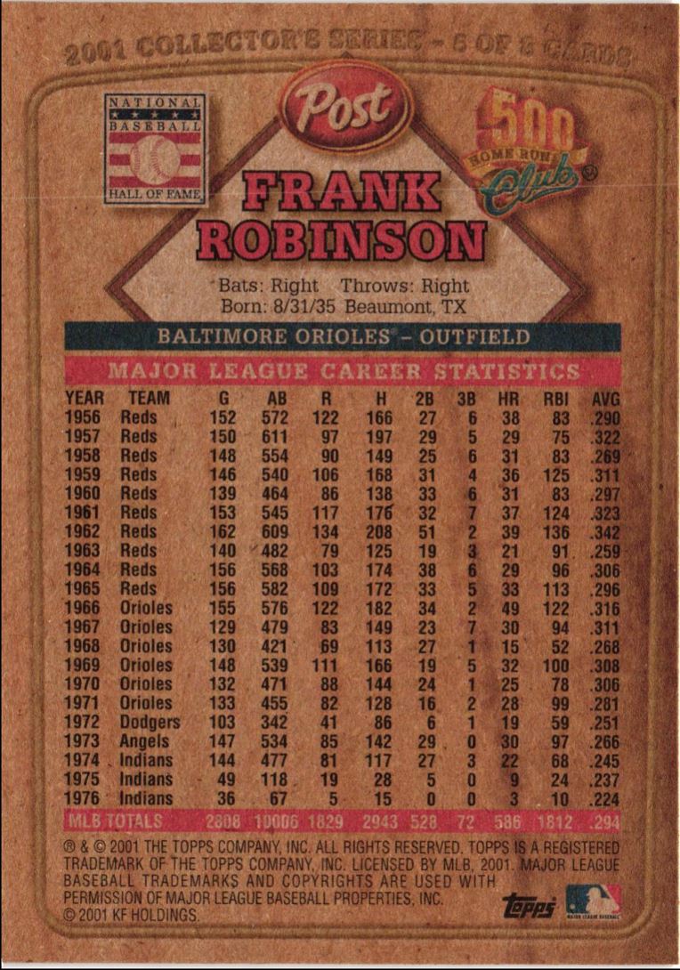 2000 Topps Stars Brooks Robinson