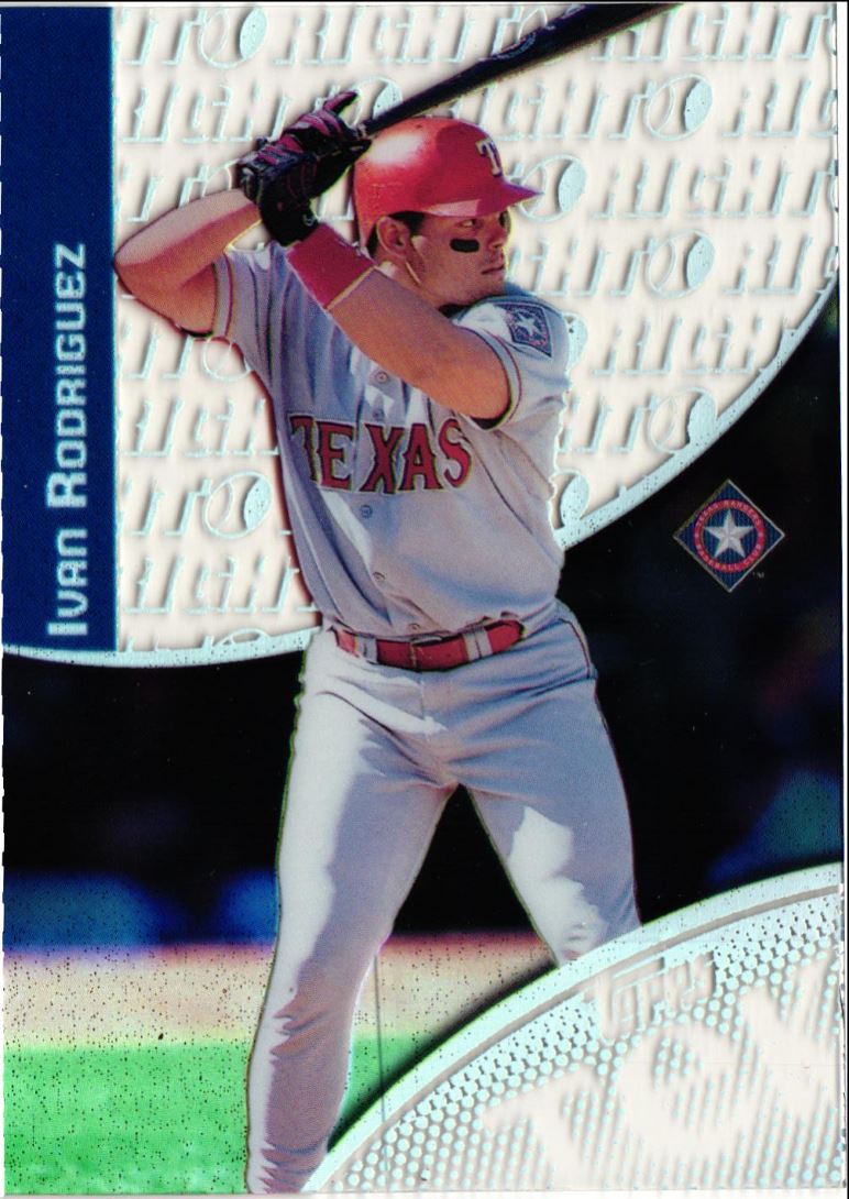 2000 Topps Tek Base Pattern 12 (Bats L/R) Ivan Rodriguez