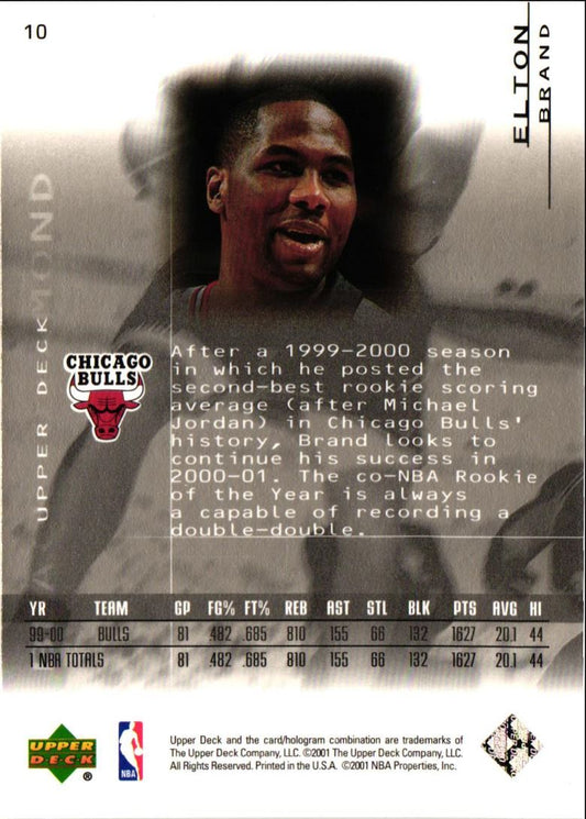 2000 Upper Deck Black Diamond Elton Brand