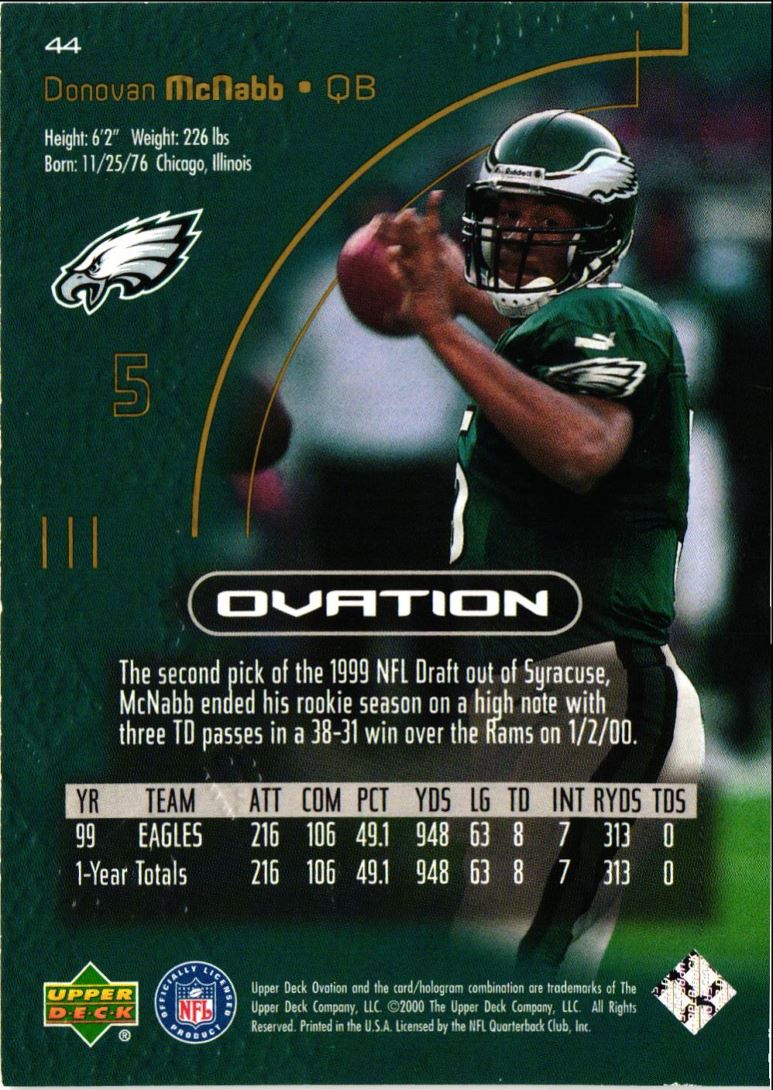 2000 Upper Deck Ovation Donovan McNabb