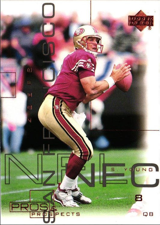 2000 Upper Deck Pros & Prospects Steve Young