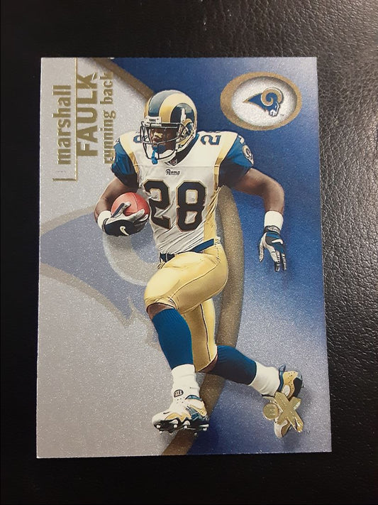 2001 Fleer E-X Marshall Faulk