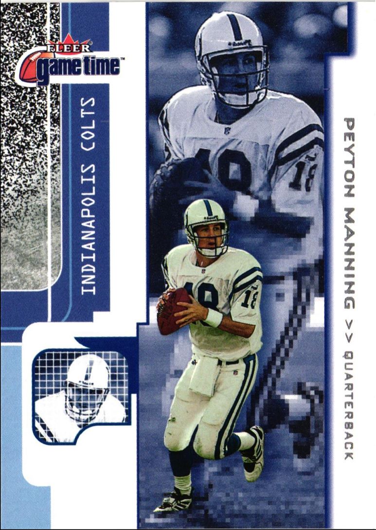 2001 Fleer Game Time Peyton Manning