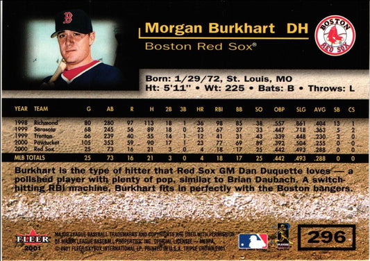 2001 Fleer Triple Crown Morgan Burkhart