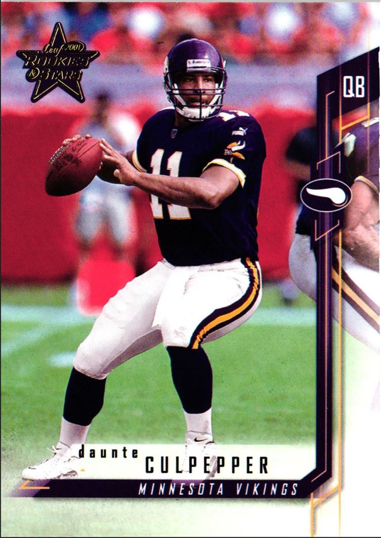 2001 Leaf Rookies & Stars Daunte Culpepper