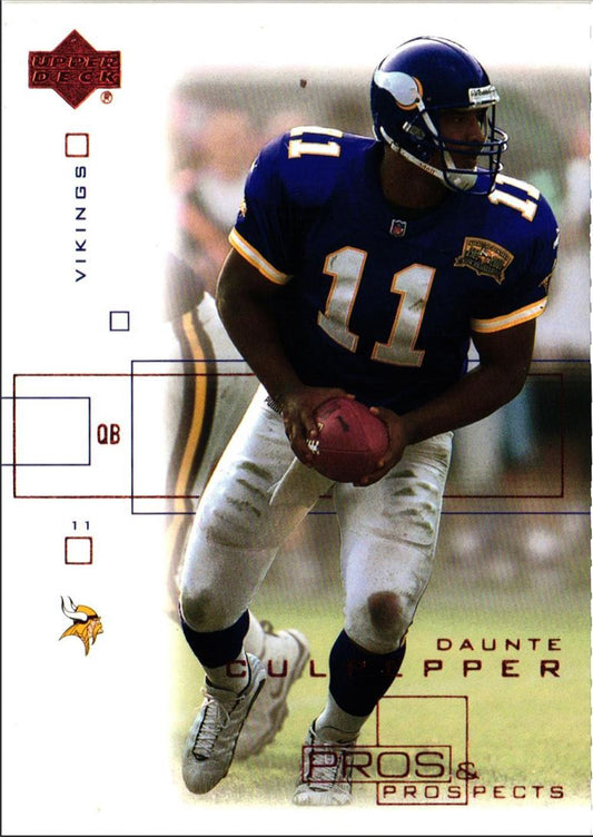 2001 Upper Deck Pros & Prospects Daunte Culpepper