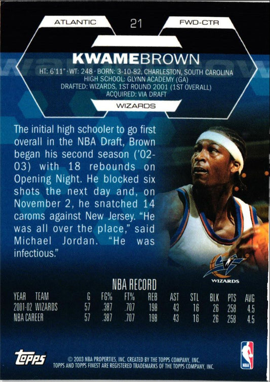 2002 Finest Kwame Brown