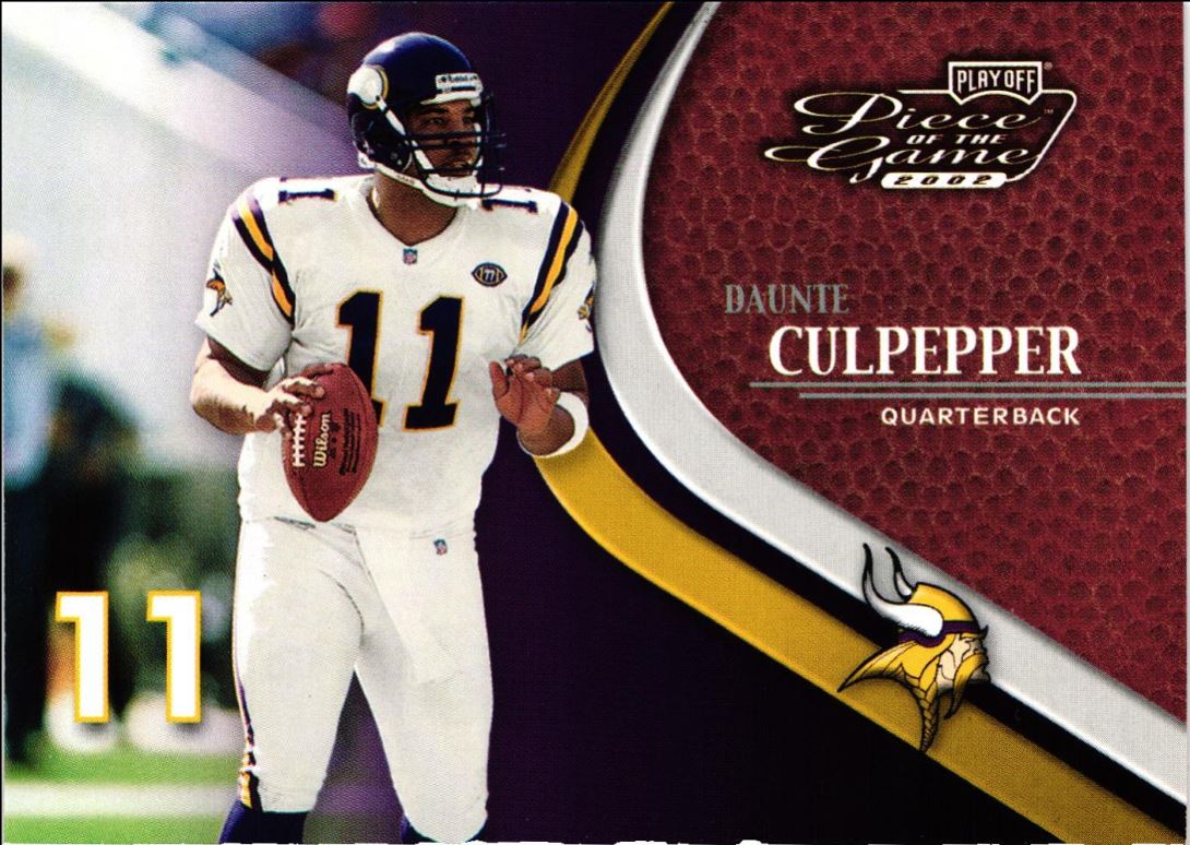 2002 Playoff Piece of the Game Daunte Culpepper