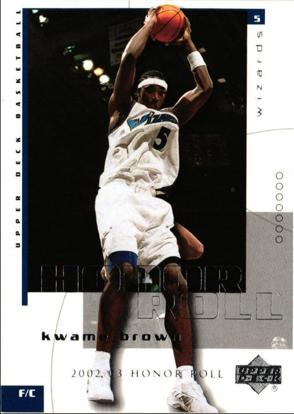 2002 Upper Deck Honor Roll Kwame Brown