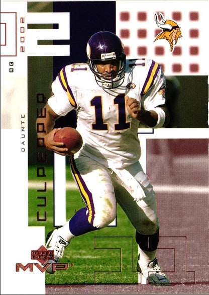 2002 Upper Deck MVP Daunte Culpepper