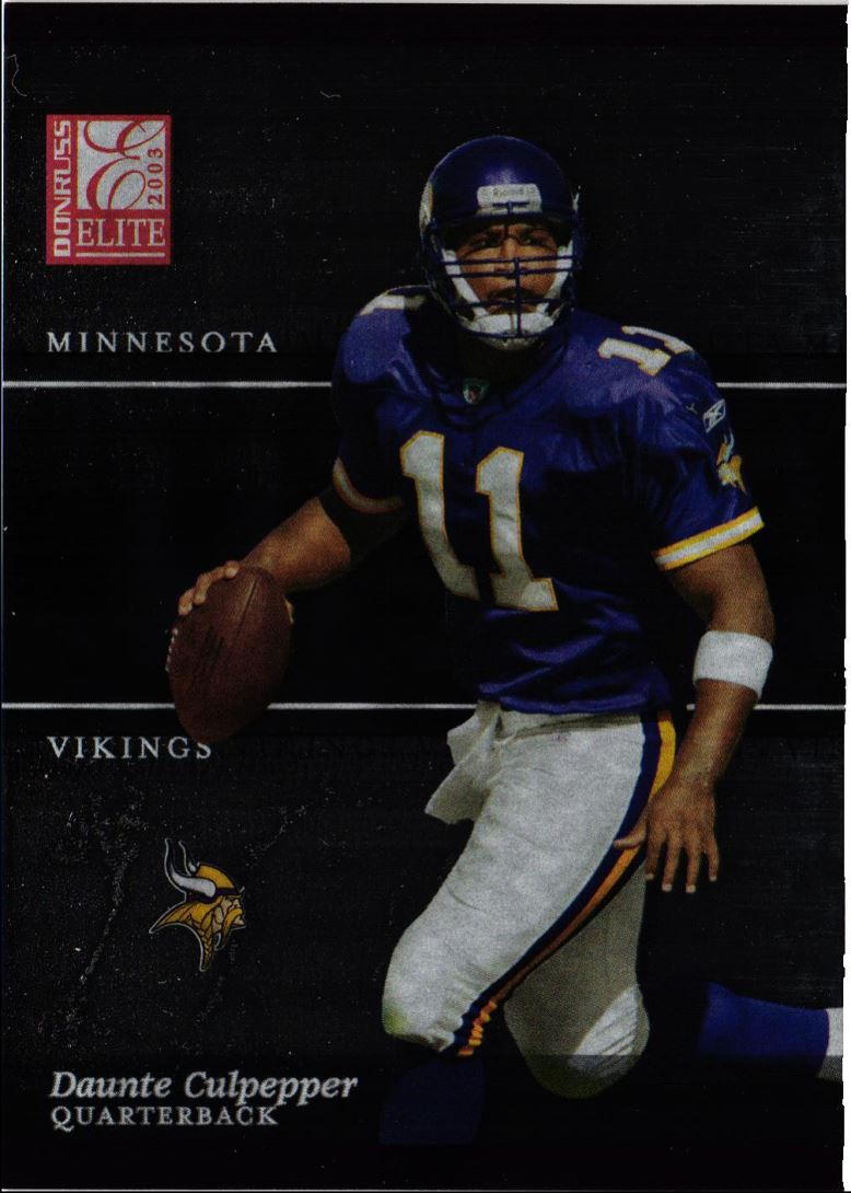 2003 Donruss Elite Daunte Culpepper