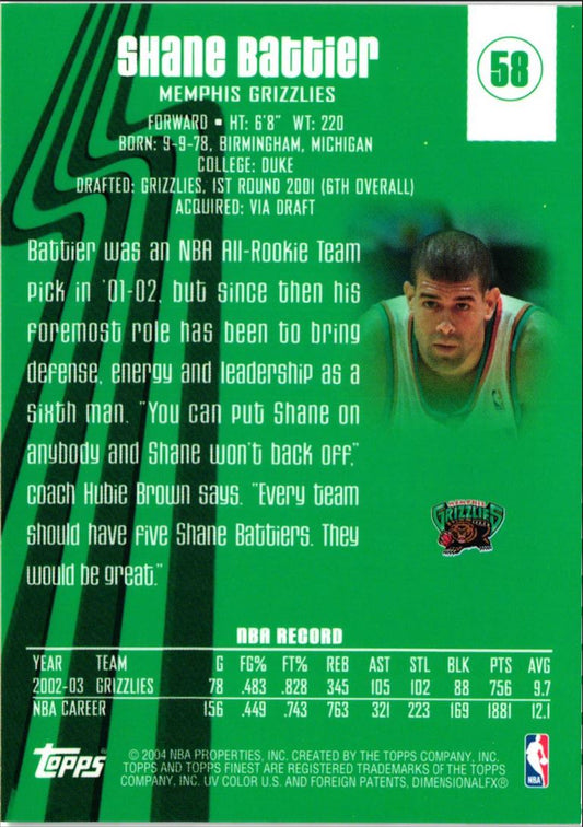 2003 Finest Shane Battier