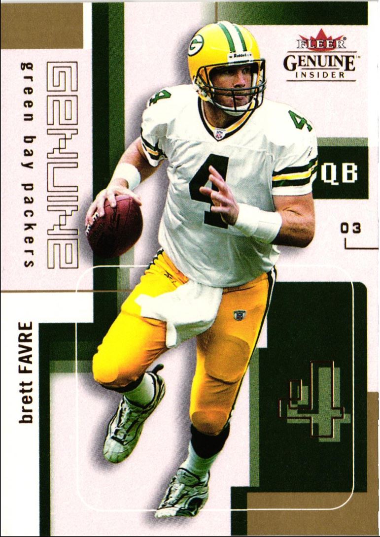 2003 Fleer Genuine Insider Brett Favre