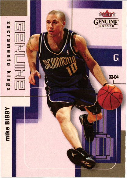 2003 Fleer Genuine Insider Mike Bibby