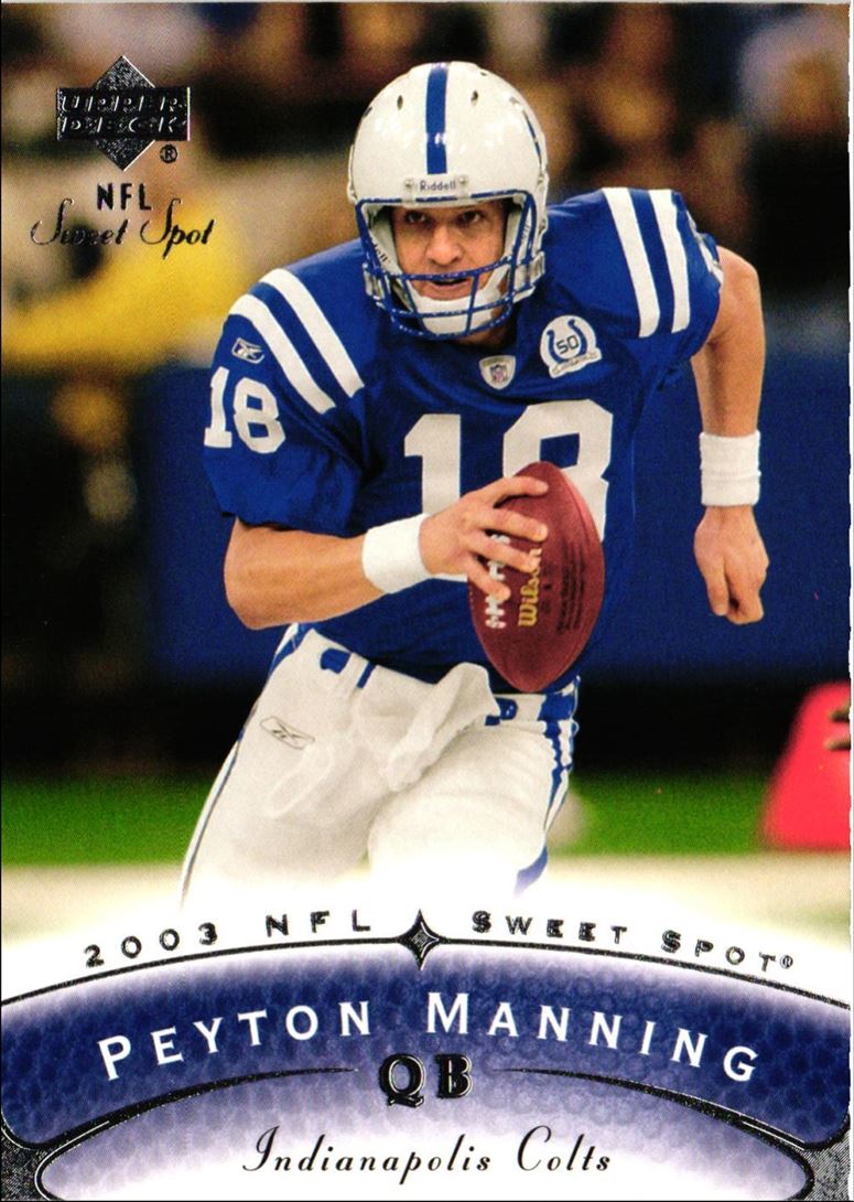 2003 Upper Deck Sweet Spot Peyton Manning