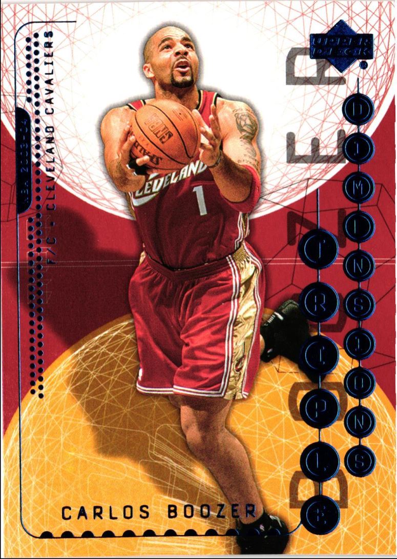 2003 Upper Deck Triple Dimensions Carlos Boozer