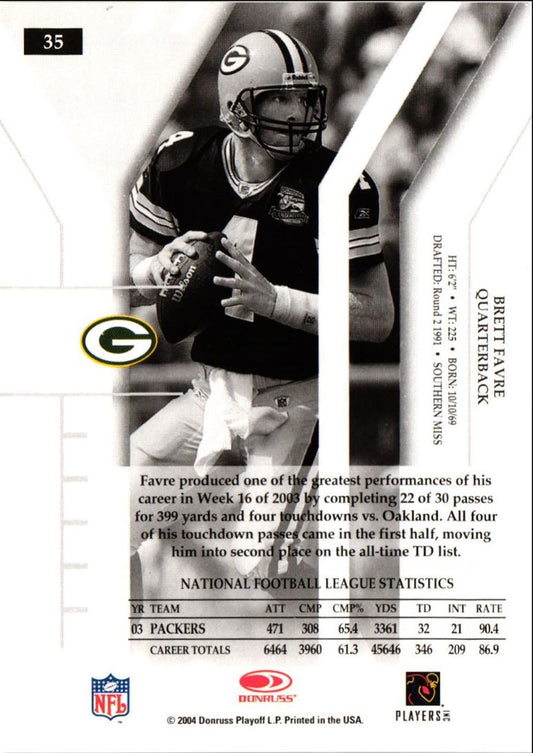 2004 Donruss Elite Brett Favre