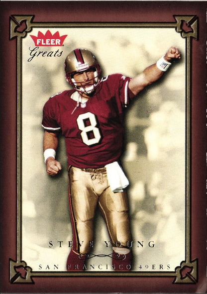 2004 Fleer Greats of the Game Steve Young