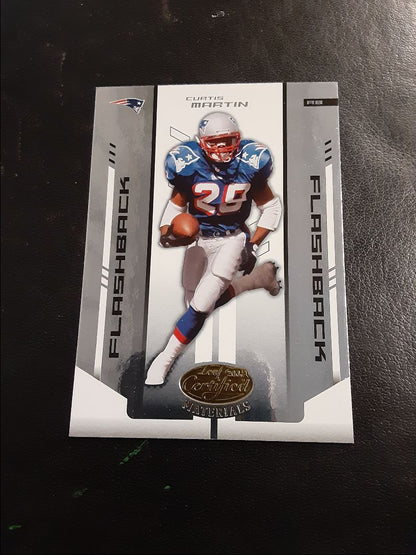 2004 Leaf Certified Materials Curtis Martin