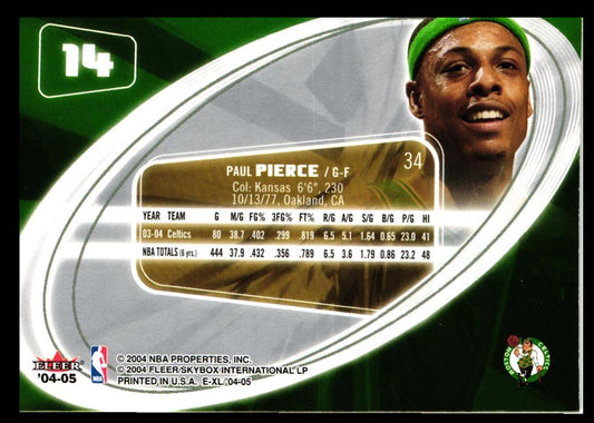 2004 SkyBox E-XL Paul Pierce