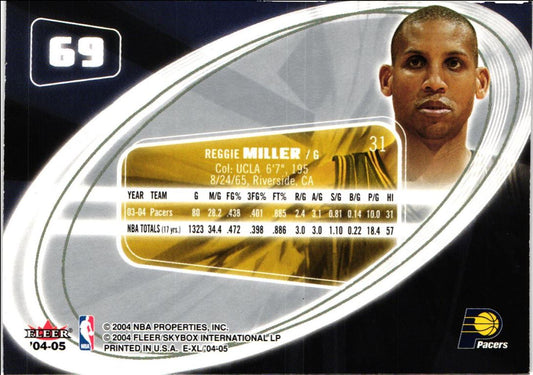 2004 SkyBox E-XL Reggie Miller