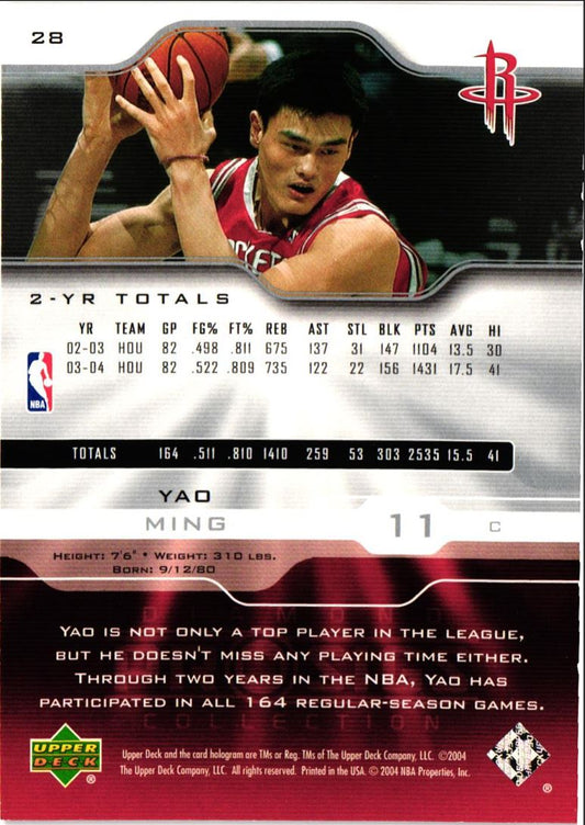 2004 Upper Deck Prosigs Collection Yao Ming