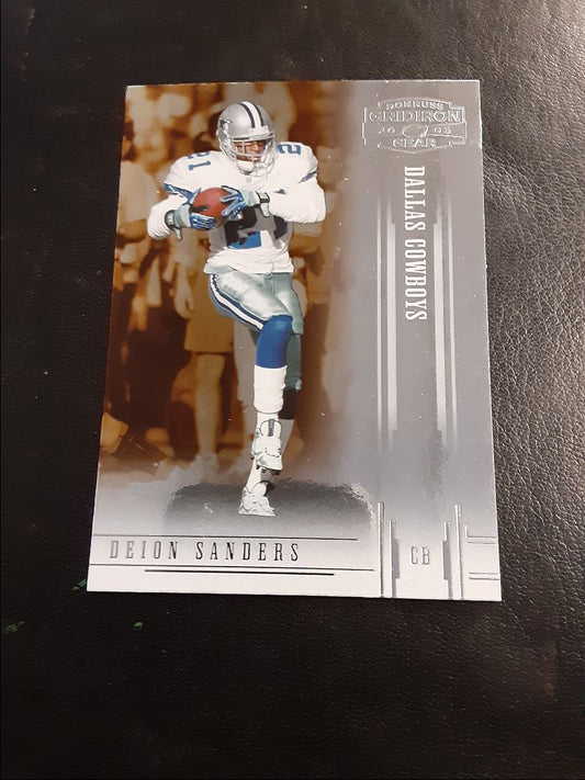 2005 Donruss Gridiron Gear Deion Sanders