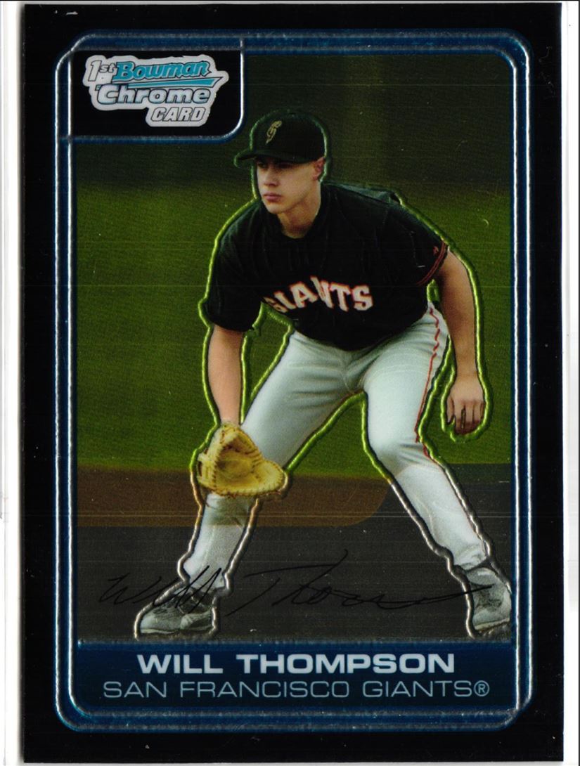 2006 Bowman Chrome Prospects Will Thompson